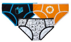 Gamer Girl Valentine's Day Gifts: Portal 2 Briefs