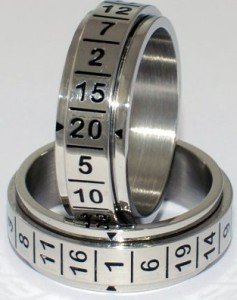 Gamer Girl Valentine's Day Gifts: Dice Spinner Ring