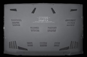 Aorus X7 Underside View