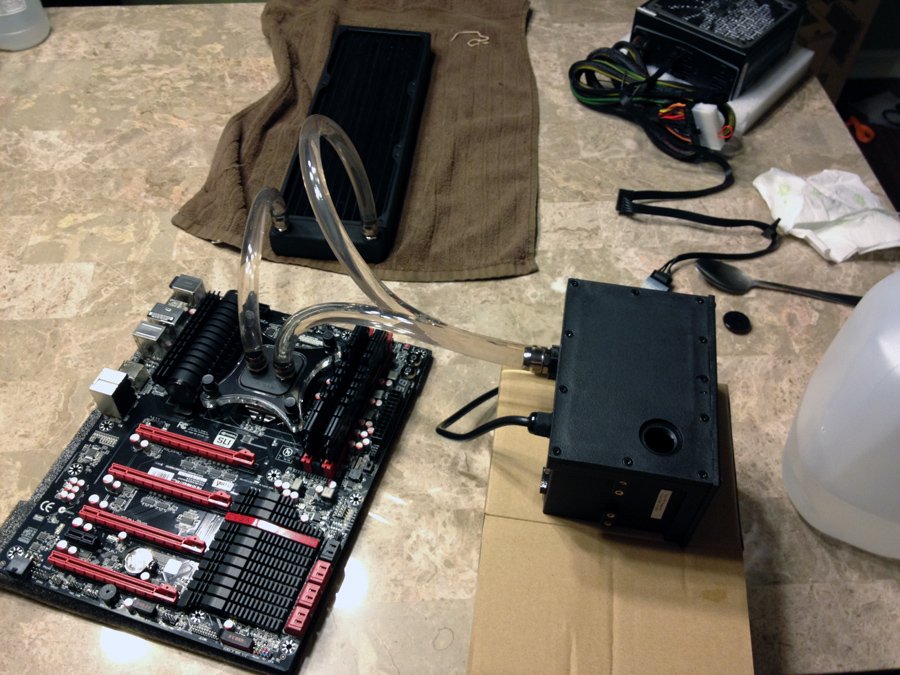 Leak Test in Progress