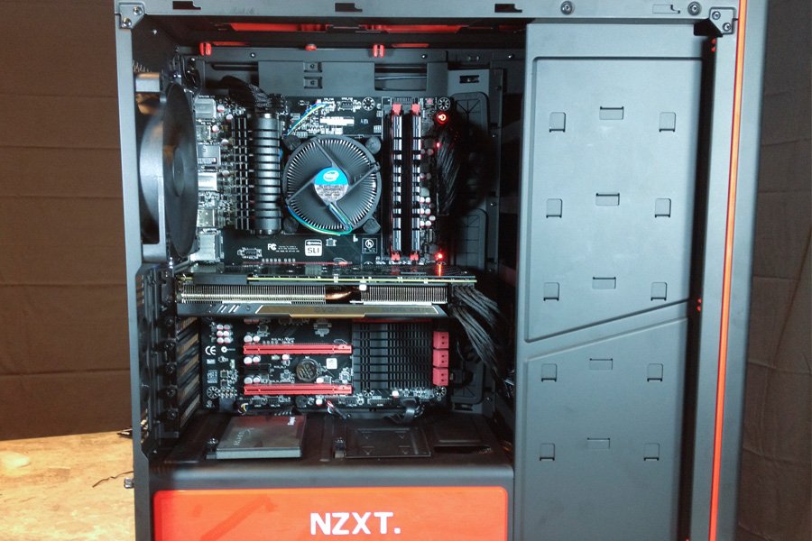 How your completed gaming rig should look like. NZXT H440