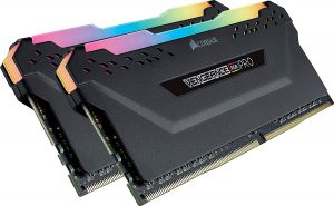 CORSAIR Vengeance RGB PRO 16GB (2x8GB) DDR4 3200MHz C16 LED Desktop Memory - Black