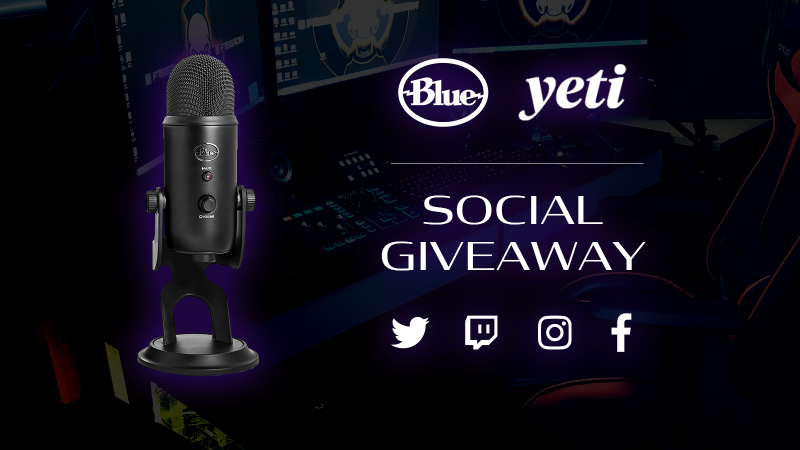 Blue Yeti Microphone Social Giveaway